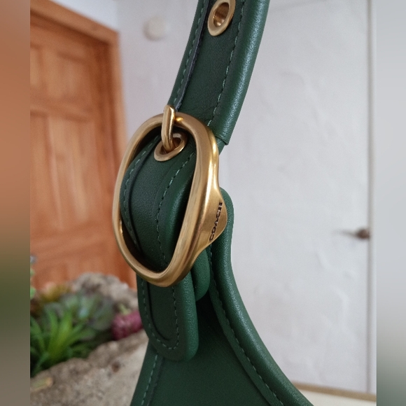 Coach Cashin Carry Crescent, Limited Re-Edition 1973, Hunter Green - Picture 13 of 15